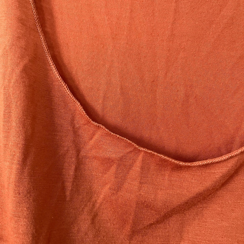 American Rag Racerback Tank Top. Raw Edge. Plus Size 1X - Picture 3 of 4